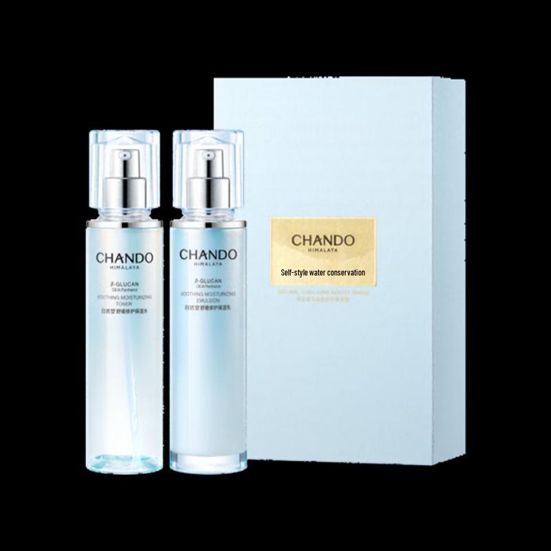 

CHANDO Soothing Repair Hydrating Toner & Emulsion Set