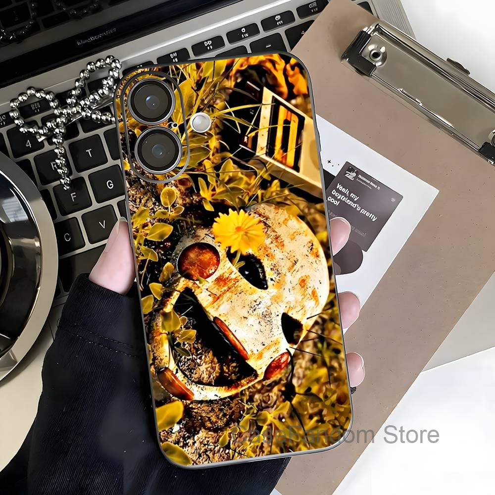 Cute F-FnafS For iPhone 17,16,15,14,13,12,11,Pro,Max,Plus Transparent Gray Phone Case Magnetic Wireless Charging