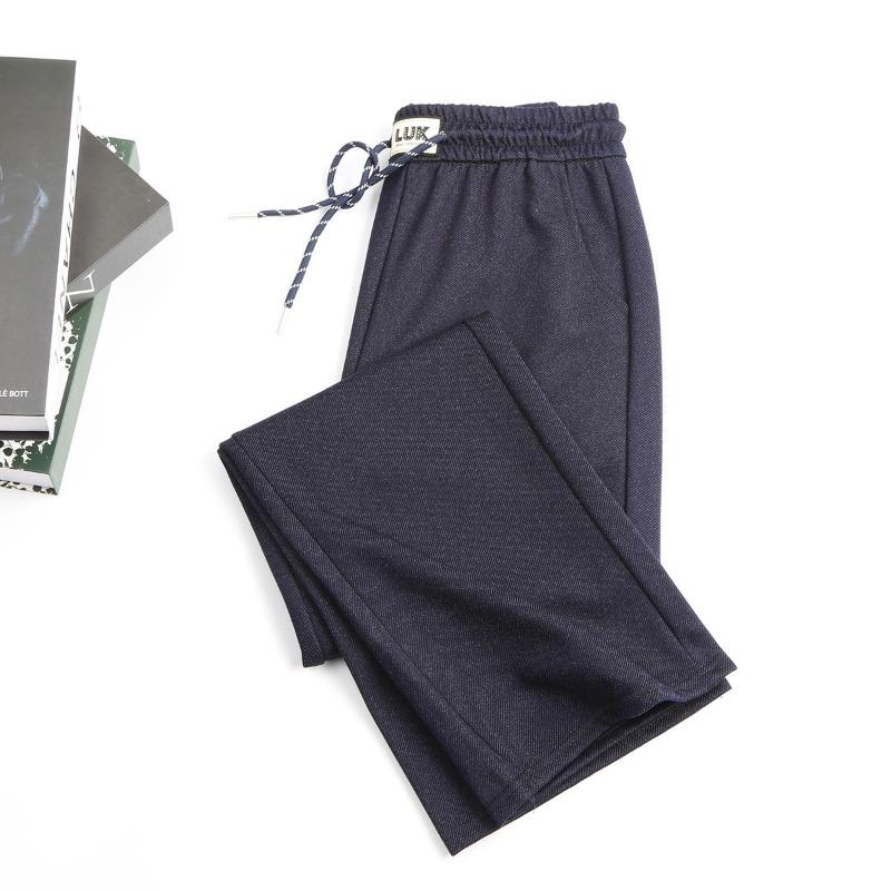 

Dark blue denim wide-leg pants women s long johns drape straight-leg pants fashionable retro high-waisted slim trousers autumn pants 5XL [Recommended 145-80kg темно-синий