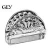 Anti-tip Paper Towel Dispenser Tissue Holder, Crystal Glass Modern Style, Durable Scratch-Resistant Napkin Holder for Restaurant Organizer,