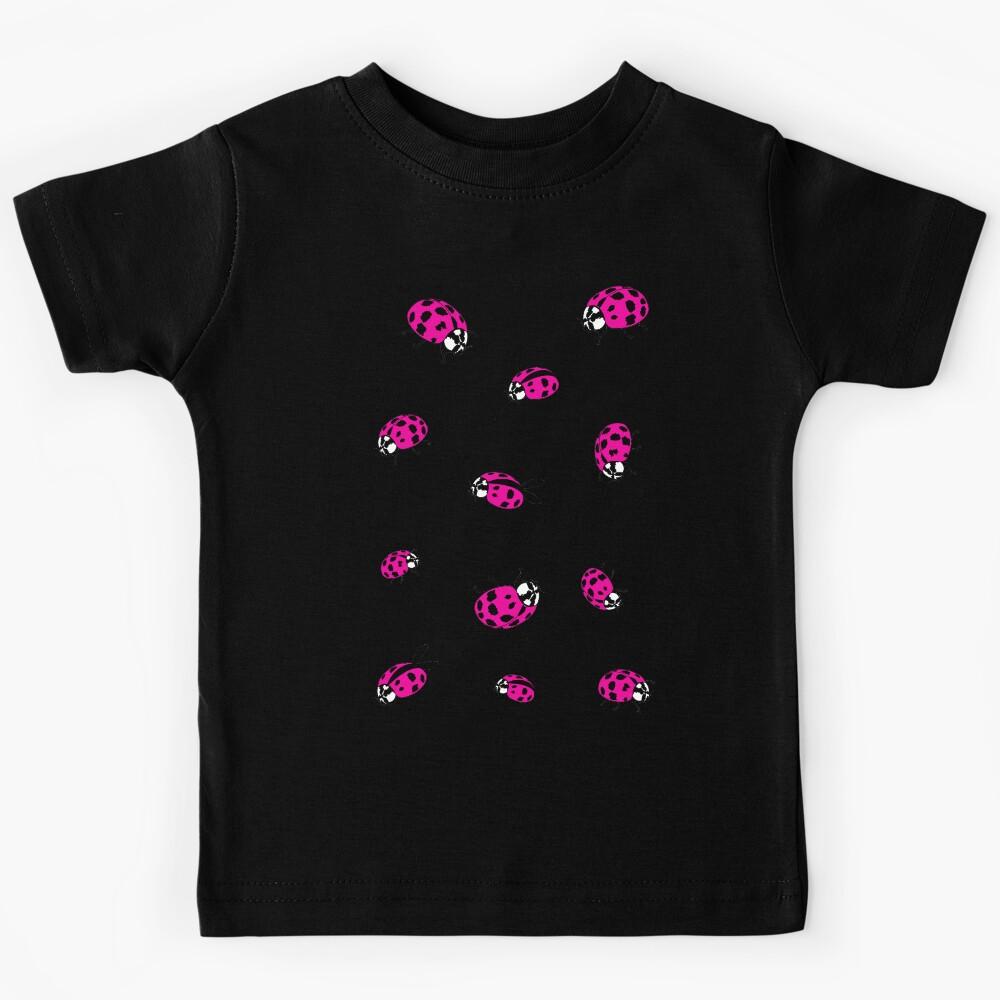 Lady beetle pink and black Kids T-Shirt 140