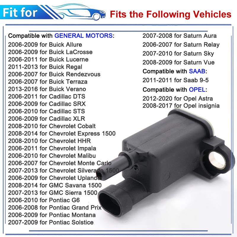 Vapor Canister Purge Valve 214-1473 12592015 214-2125 12608378 for Buick Cadillac Chevrolet GMC Saturn 911-147 136200-3250 EVAP