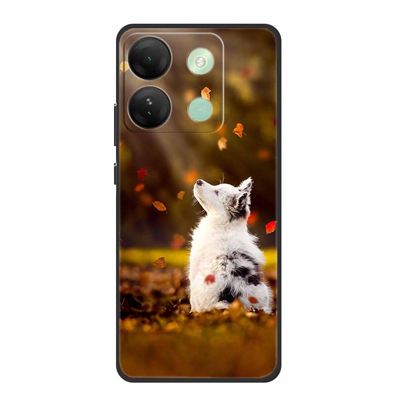 For Infinix Smart 7 HD Plus Case Black Silicone Soft Back Cover Case For Infinix Smart 7 Plus HD Phone Case Smart7 HD 7Plus Capa