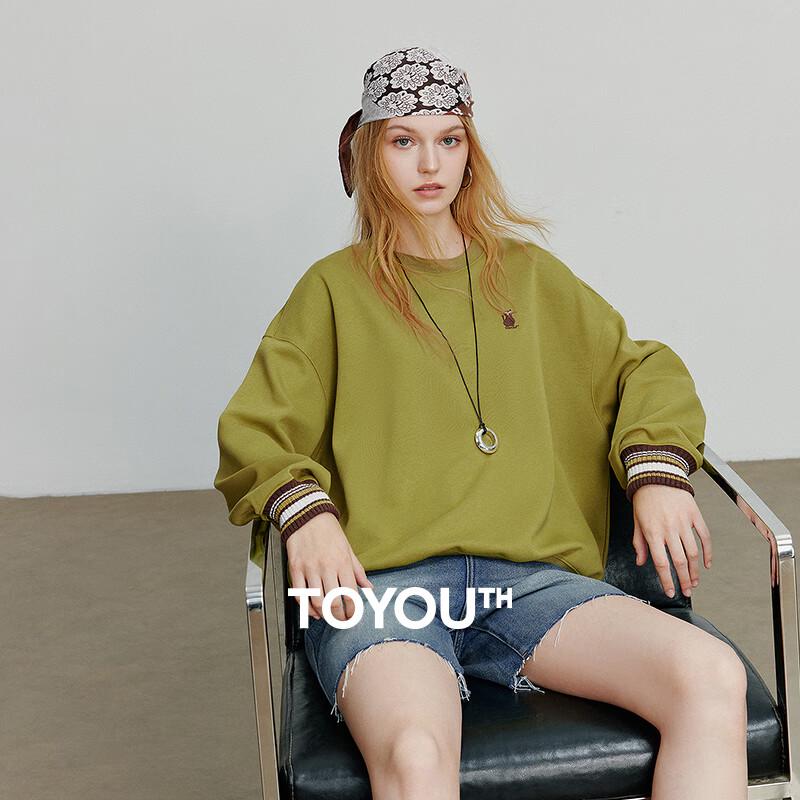 

Chuyu Women s Illustrator Cat Embroidery Sweatshirt S