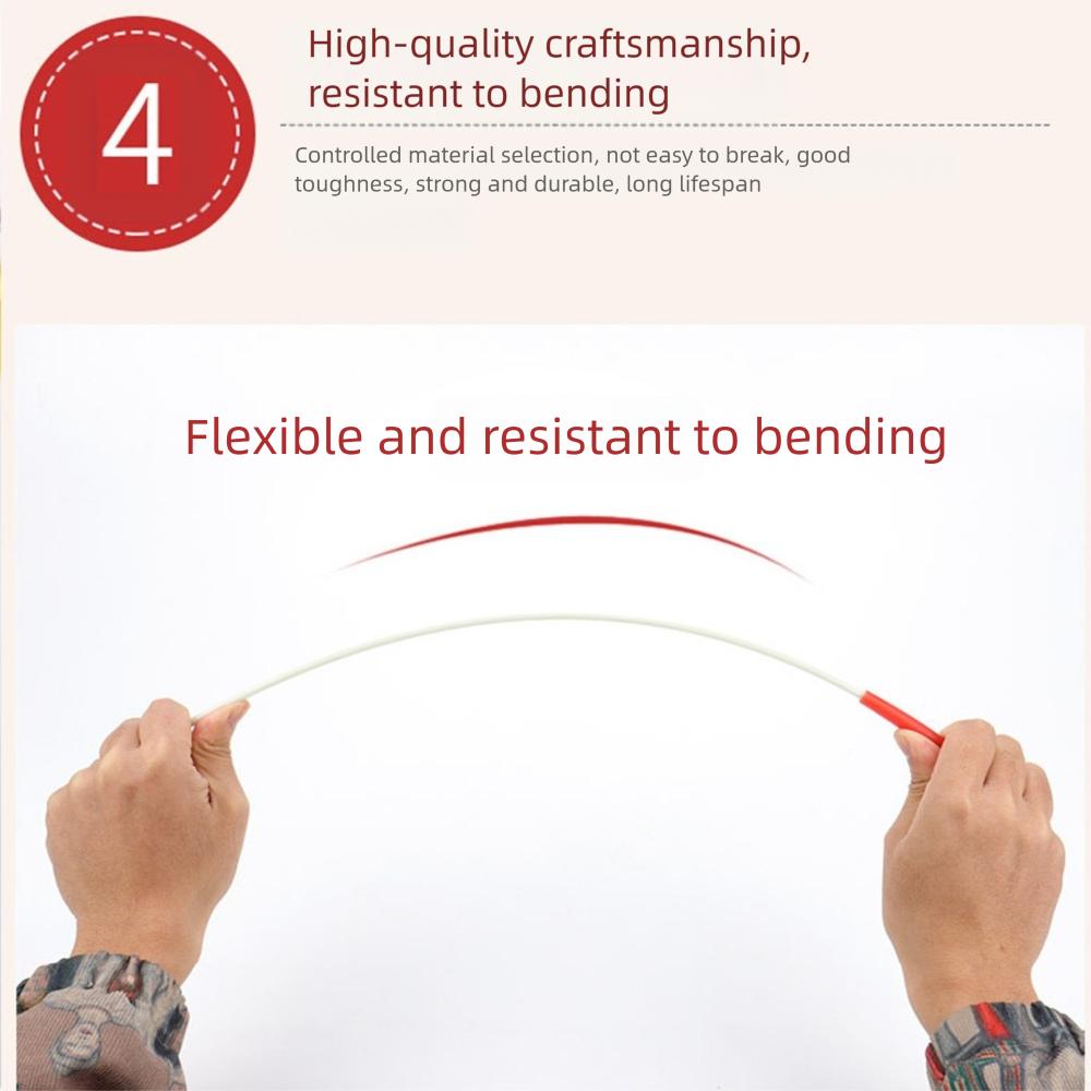 Colorful Artistic Gymnastics Ribbon with Rod Rainbow Stick Ballet Streamer Dance Performance Prop