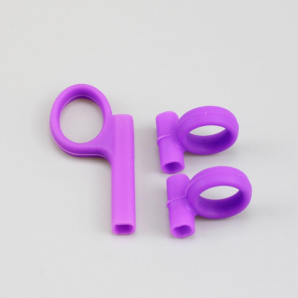 Silicone world Kids Holding Chopsticks Correcting Ring Silicone Learning Chopsticks Auxiliary Training Chopsticks Finger Sets