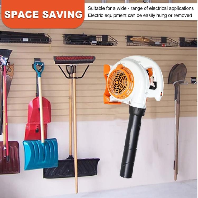 Professional Grade Tool Holders Blower Storage Rack For Outdoor Equipment 150LB Capacity Wall Mount Bracket No Wobbling