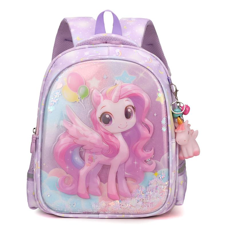 Children's Schoolbag Cute Kindergarten Schoolbag Girl Baby Burden Reduction Backpack First-class Primary School Schoolbag