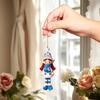 8Pcs/Set Christmas Wooden Pendants Girl Elf Xmas Tree Hanging Oranment 2026 Noel Navidad Decorations For Home New Year Gifts