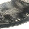 Prada Triangular Logo Handbag Black Women Used
