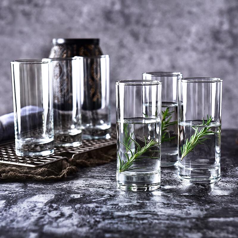 Vasos de Vidrio para Beber Boyi Duo 290ml Importados de Tailandia - Juego de 6