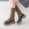 Women Boot Cuffs and Foot Protectors Lolita Heap Socks Autumn Winter Warm Tights Cosplay Knitted Foot Cover Japanese