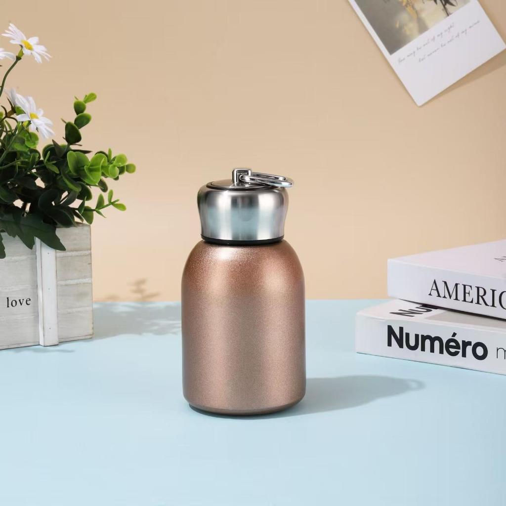 Warm Yue 316 Stainless Steel Mini Thermos Cup - 300ml Portable Office Gift