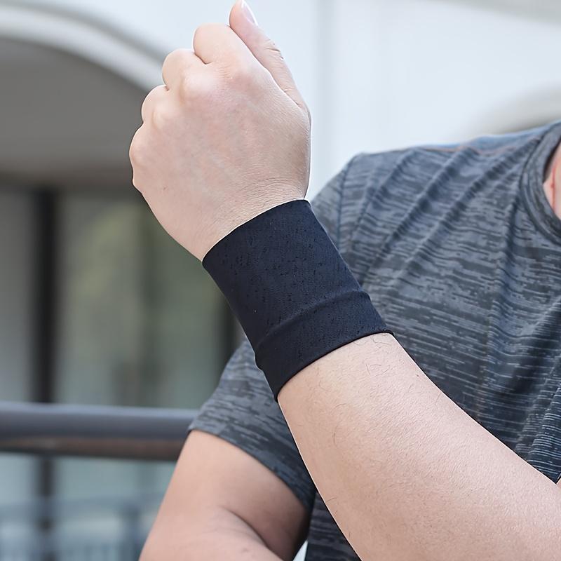 1 Pair Men s Thin Ice Arm Sleeves Summer Men Ice Silky Fiber Fabric Short Wristband Outdoor Arm Sleeves, Women s Cool Wrist Sleeves