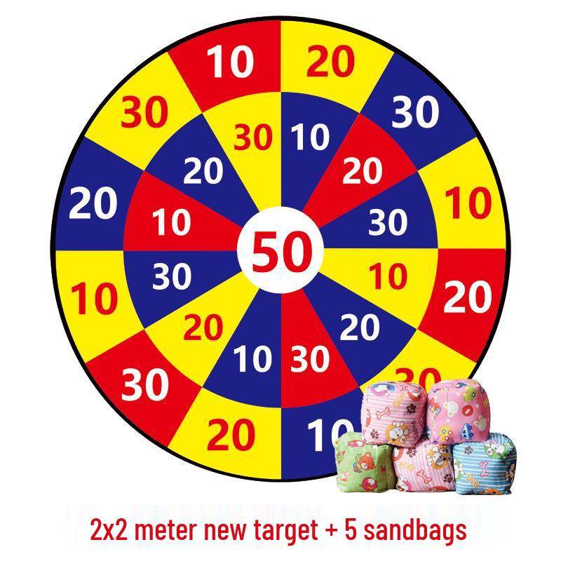 Sandbag Toss Target: Fun Outdoor Game for Kindergarten Team Building