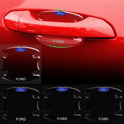 New 2026 Car Sticker 4Pcs Invisible Transparent Car Door Handle Scratches Films Protection Sticker For Ford Focus 2 3 Fiesta Mk2