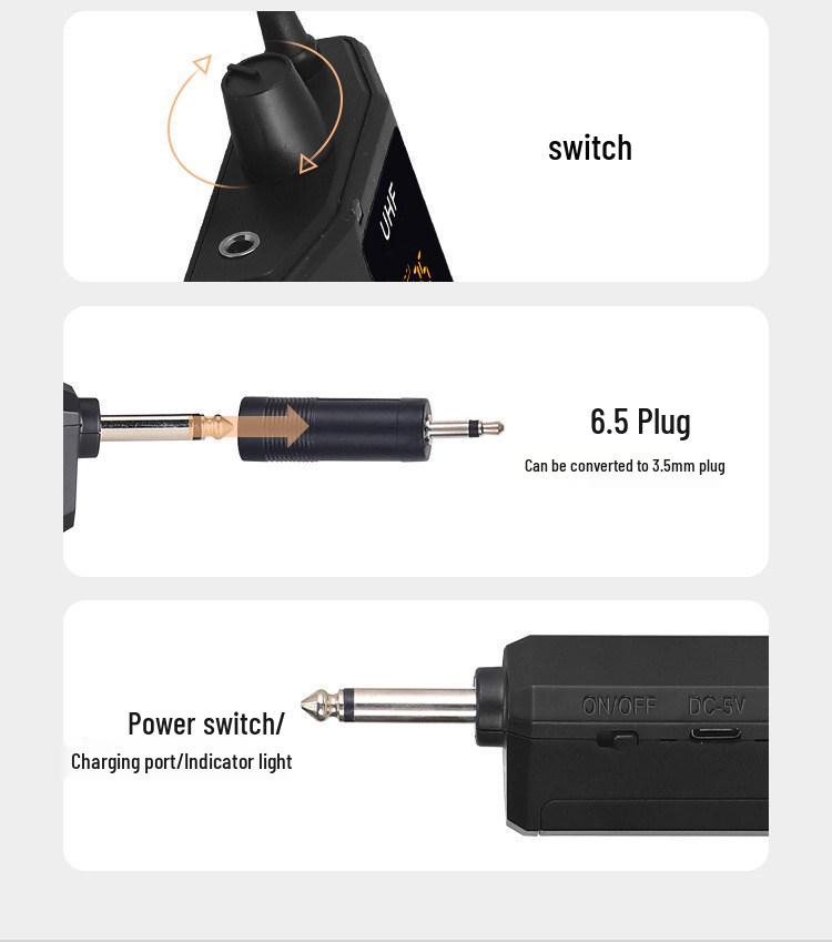 Wireless Lavalier Headset Microphone for Singing, Stage, and Outdoor Use - Anti-Howling for Live Streaming and Teaching
