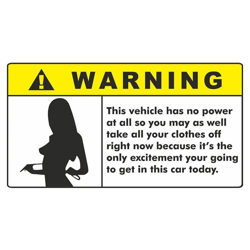 13CM Funny Car Sticker for Panties Warning Peek Slap Decal Anime Vinyl JDM Window Wall Stickers Scratch-Proof Decor Car Stickers
