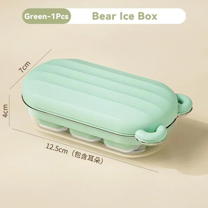 2024 New Ice Tray Mold Giant Jumbo Large Food Grade Silicone Ice Cube Square Tray Mold DIY Ice Maker Cube Tray Cocktail