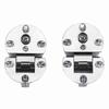 2pcs Silver Cabinet Door Hinge Hidden Folding Table Hinge Small Flap Door Hinge  Furniture