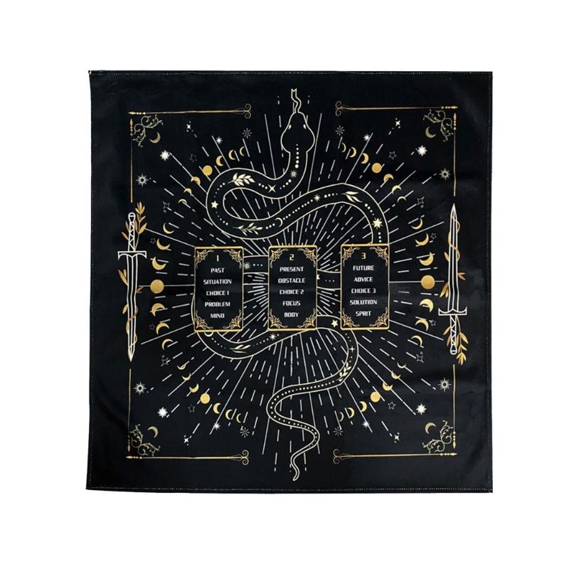 Reading Card Astrologys Tablecloth Altars Cloth Square Divinations Cards Table Cloth Witchcrafts Deck Cloth Enduring