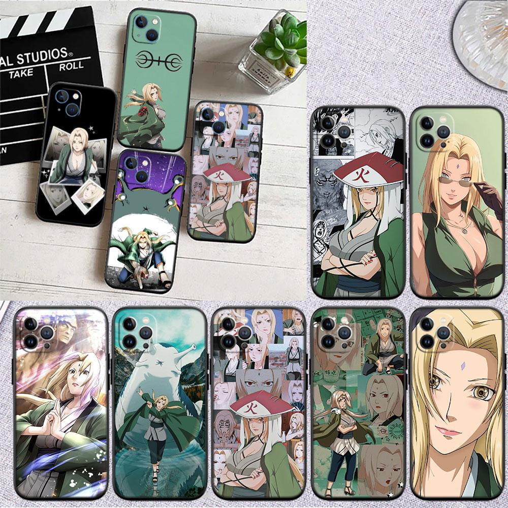 LO72 NARUTO Tsunade Soft Shell Phone Case for OPPO A40 A60 A80 A15 A16 A16K A12 A17 A17K A54 A54S A53 A53S A55 A56 A57 A98 F23