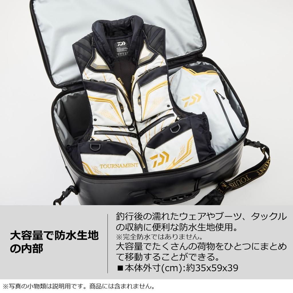 DAIWA Tournament Fishing Bag Gold Black 60(D)