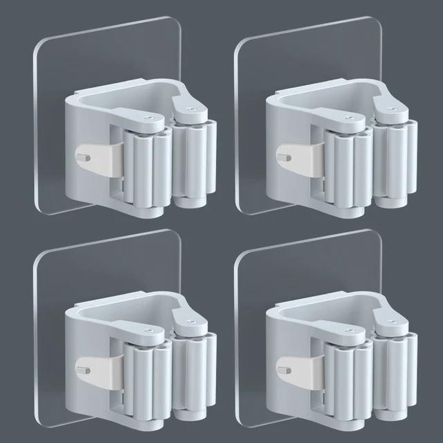 New 3/4PCS High Quality Home Storage Rack Bathroom Suction Hanging Pipe Hooks Wall Mounted Mop Organizer Holder Brush Broom Hang