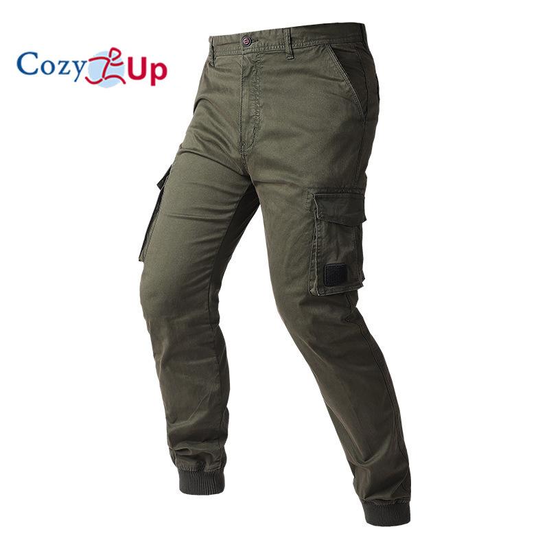 

Уютные рабочие брюки с несколькими карманами, повседневные хлопковые брюки для мужчин 40 зелёный