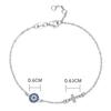 TONGZHE Mode Damarmband 925 Sterling Silver Hamsa Onda Ögat Armband Turkiet Smycken Handarmband För Kvinnor Pulseras 2020