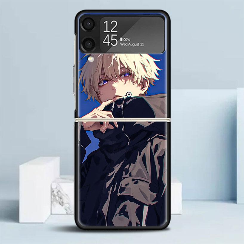 Kaisen J-Jujutsu Inumaki Toge Phone Case For Samsung Galaxy Z Flip7 Flip6 5G Flip5 Flip4 Flip3 ZFlip 7 6 3 4 5 Shockproof Back C