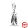 Charms Silver 925 Princess and Pumpkin Carriage Fairy Tale Pendant Beads Fits 3mm Bracelet For Women Luxury DIY Jewelry