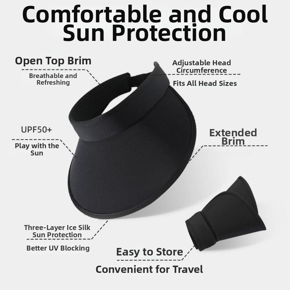 Sun Protection Foldable Shawl Hat Breathable Outdoor Bucket Hat Women's Sun Hat  Sun Protection