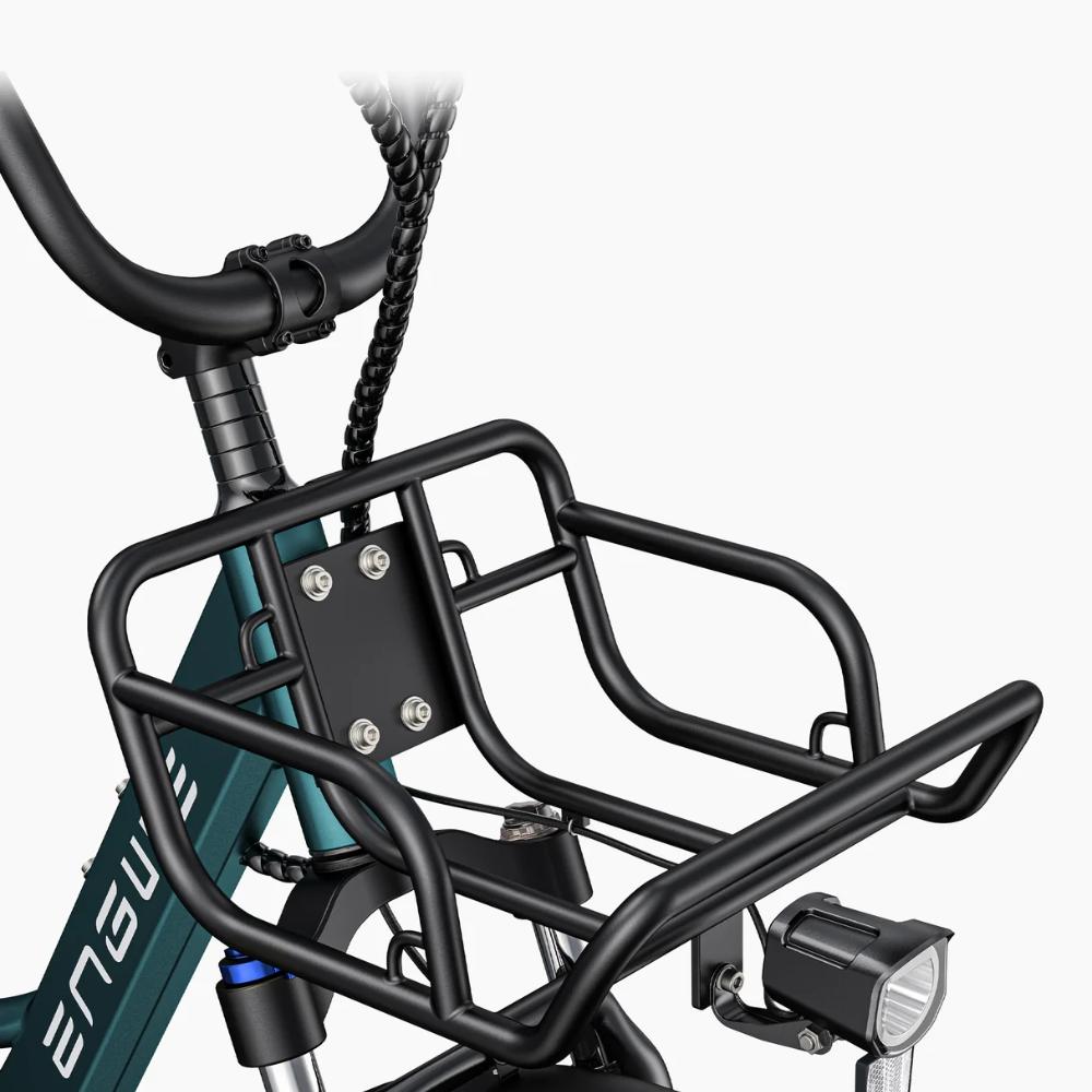 ENGWE L20 BOOST 20" Step-Through E-Bike 250W Urban Commuter Pedelec, Rear Rack & Front Basket Utility E-Bike for City & Outdoor Use