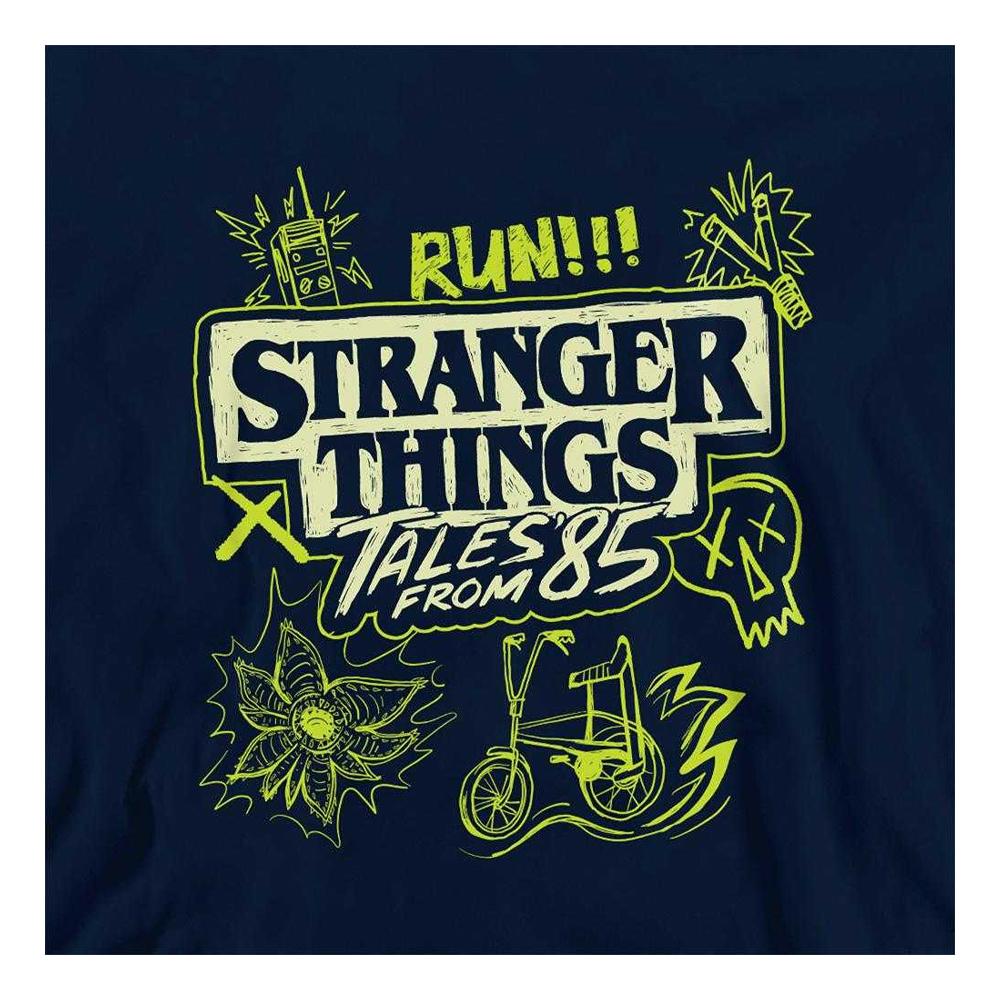 Stranger Things: Tales from Â´85 Childrens/Kids Graffiti Glow Hoodie