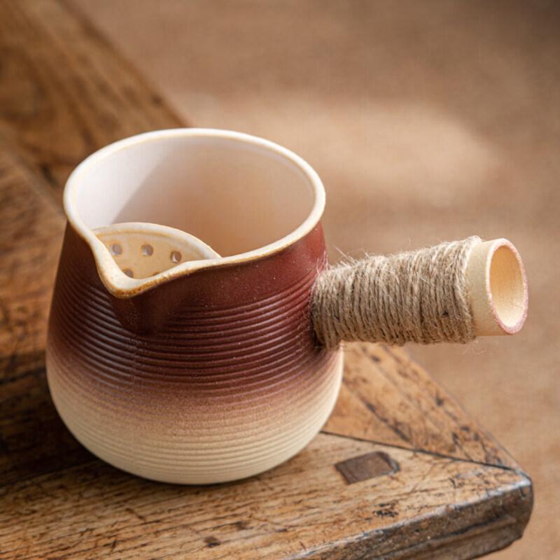 ZISIZ Large Capacity Jar-Style Roasted Milk & Tea Pot