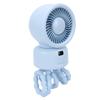 Baby Stroller Fan, Portable Clip On Desk Fan with 9000mAh Rechargeable Battery, 360 Degree Rotation, Timer,   Grip for Camping Travel   Nur