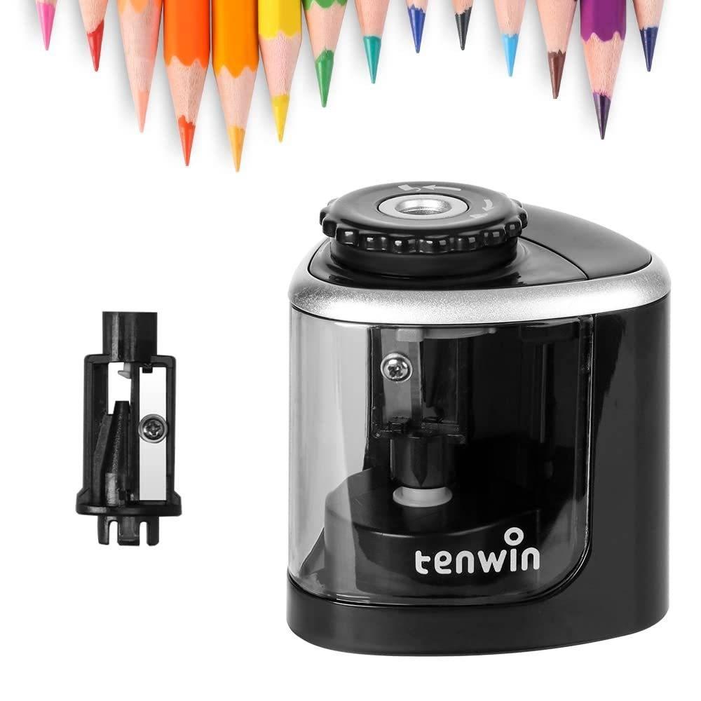 Portable Electric Pencil Sharpeners for Kids Blade to Fast Sharpen Suitable for Classroom Office School Pencil Sharpener