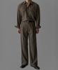 Baulopeulodeogteu Compact Single-Pleat Tr Slacks [Beige]