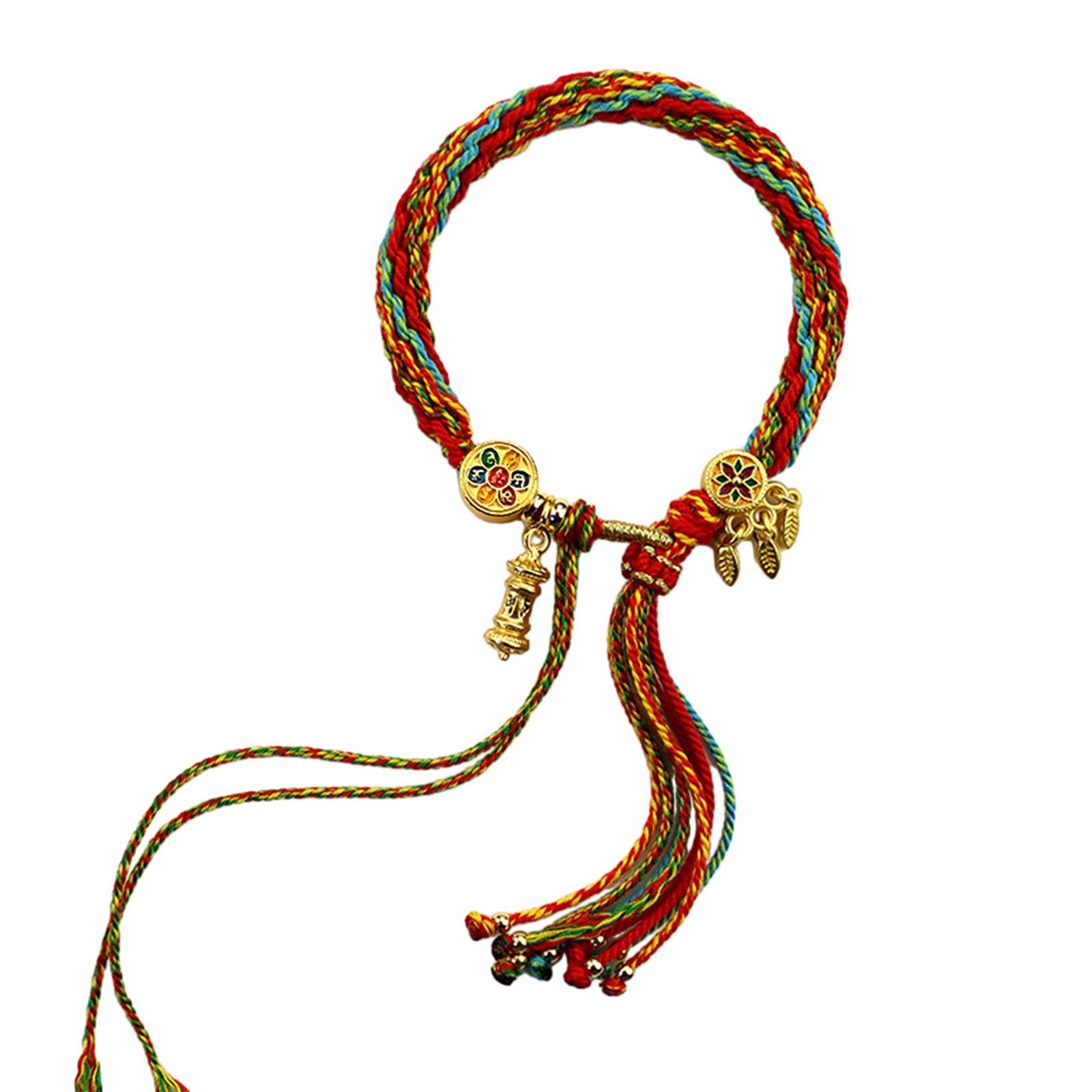 

Винтажный стиль, тибетский браслет, ювелирные изделия, изысканный тибетский браслет, ручное плетение, украшение для вечеринок 2