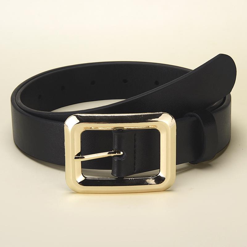 Fashionable Square Pin Buckle Women's Belt With Dress Casual Pants Belt Retro Trendy Women's Birthday Party Gifts
