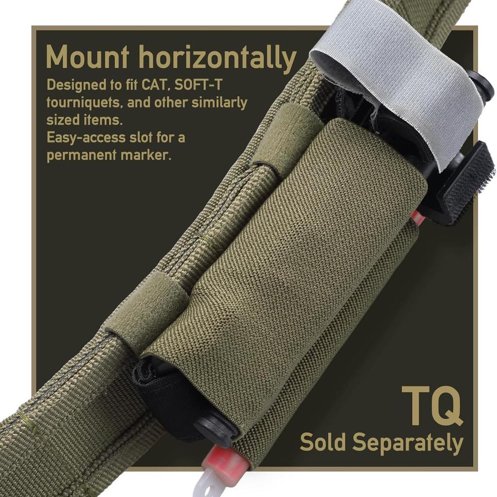 Taktischer Fester Gürtel Neue Tq-Hülle Tragbarer Klettverschluss für Outdoor-Kampfgürtel Zubehör