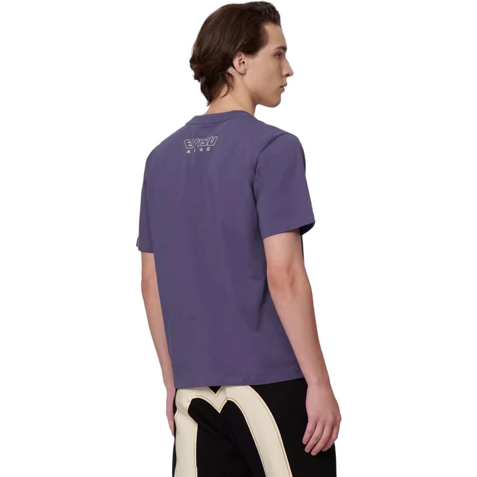 Evisu T-Shirts Men's Crew Neck Moderate Straight Fit 2EAHTM2TS514XXCT