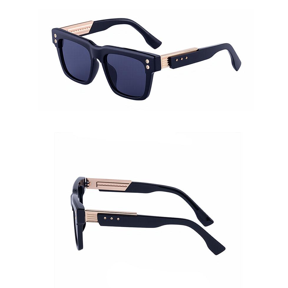 Vintage Square Sunglasses Women For Men Luxury Brand Designer Popular Punk Rivet Outdoor Driving Male Sun Glasses Uv400