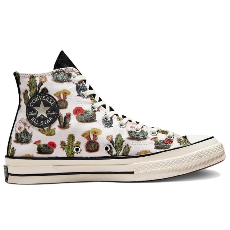 Converse Chuck Taylor All Star 1970s Comfortable and Lightweight High Top Espadrilles Unisex White Green