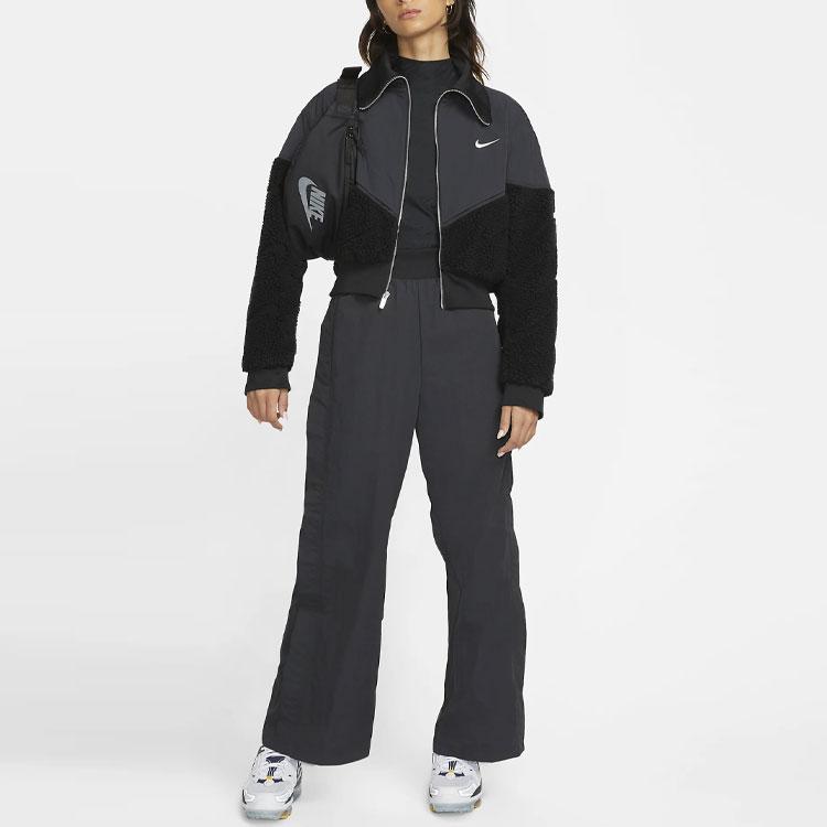 Nike Sportswear Icon Clash Fleece Panel Casual Jacket Women Jacket Black DD5093-010