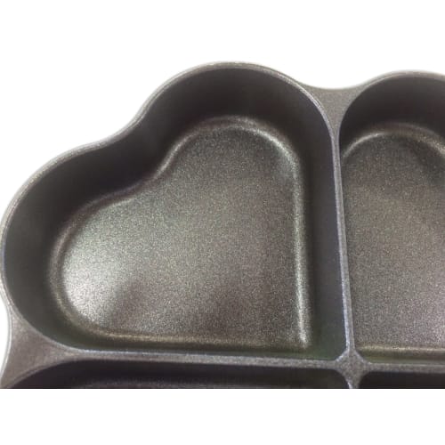 Sugiyama Metal IH Compatible "Shiawase wo Brings Happiness" Four-Leaf Frying Pan, Green, KS-2813