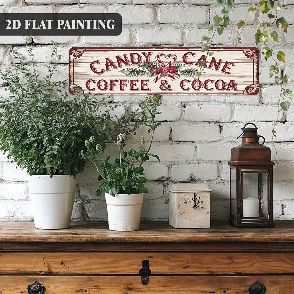 1pc Funny Metal Tin Sign Novelty Home Wall Decor Bar Cafe Garage Farmhouse Christmas Bathroom Bedroom Kitchen Living Room
