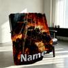 Custom Name Personalized Transformers Print Blanket, Home Decor, Bedroom, Sofa, Camping, Couch, Gifts for Birthday Christmas