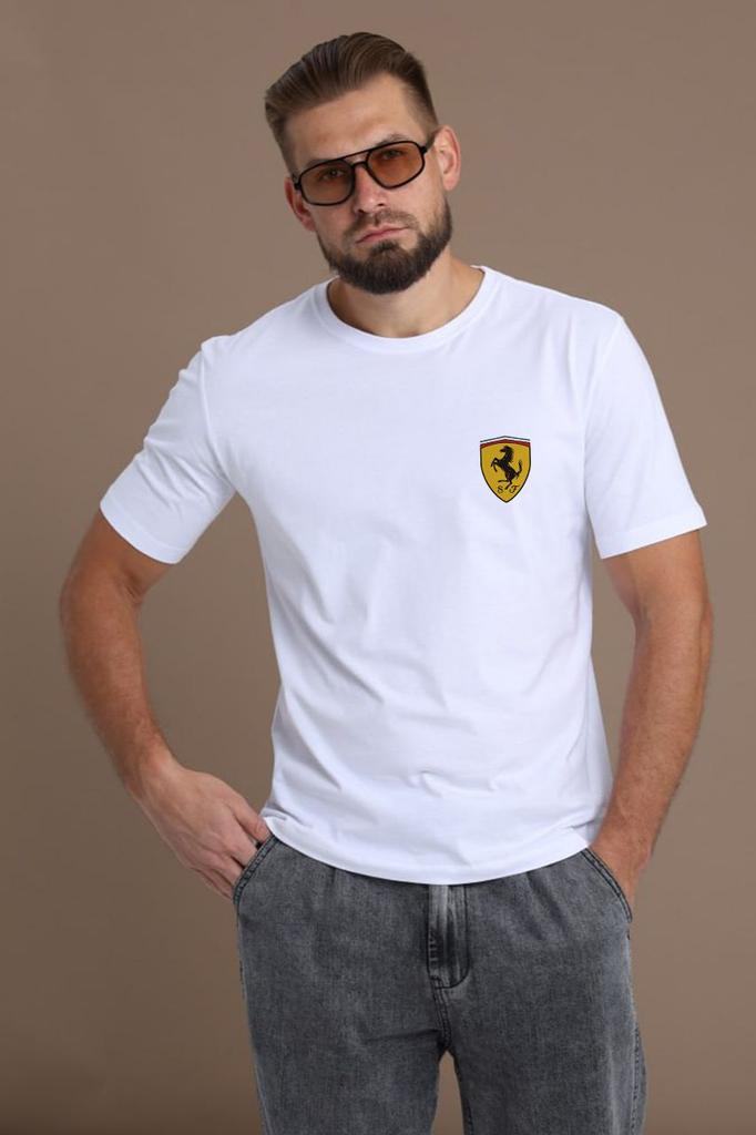 Camiseta Estampada Gráfica de Superdeportivos Porsche y Ferrari para Hombre Mujer Street Oversize Y2k Manga Corta Ropa Masculina Femenina de Alta Calidad